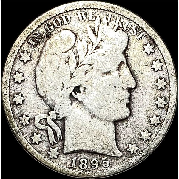 1895-O Silver Barber Half Dollar NICELY CIRCULATED
