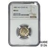 Image 1 : 1883 Liberty Victory Nickel NGC MS61 No Cents
