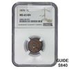 Image 1 : 1876 Indian Head Cent NGC MS63 BN