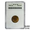 Image 1 : 1908 Indian Head Cent ANACS MS62 RB