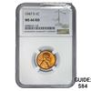 1947-S Wheat Cent NGC MS66 RD