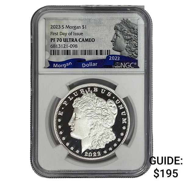 2023-S Morgan Silver Dollar NGC PF70 Ultra Cameo