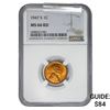 Image 1 : 1947-S Wheat Cent NGC MS66 RD