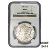 Image 1 : 1881-S Morgan Silver Dollar NGC MS65