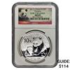 Image 1 : 2012 China Silver 10 Yen Panda NGC MS69 Early Release