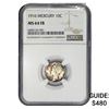 Image 1 : 1916 Mercury Silver Dime NGC MS64 FB