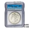 1879-S Morgan Silver Dollar ICG AU58 Rev 78, Top 100