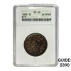 1855 Braided Hair Large Cent ANACS EF45 Knob on Ear