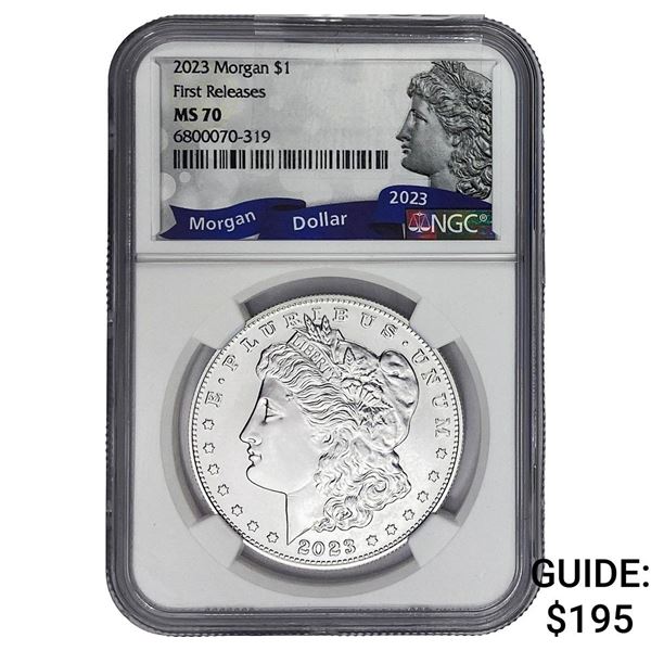 2023 Morgan Silver Dollar NGC MS70 First Release