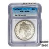 1879-S Morgan Silver Dollar ICG AU58 Rev 78, Top 100