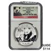 Image 1 : 2012 China Silver 10 Yen Panda NGC MS69 Early Release