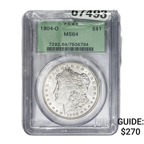 1904-O Morgan Silver Dollar PCGS MS64