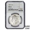 1897-S Morgan Silver Dollar NGC MS62
