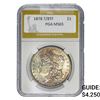 Image 1 : 1878 7/8TF Morgan Silver Dollar PGA MS65