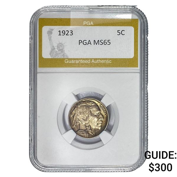 1923 Buffalo Nickel PGA MS65