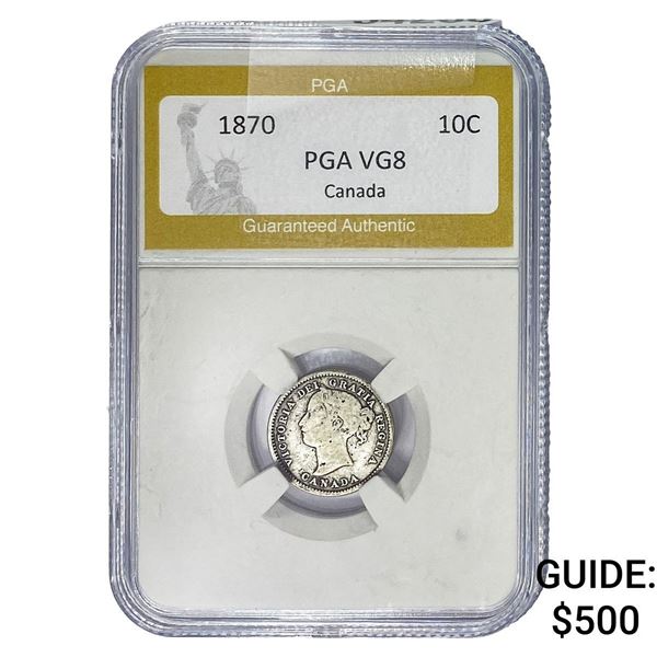 1870 10C Canada PGA VG8