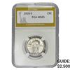 Image 1 : 1918-S Standing Liberty Quarter PGA MS65