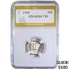 Image 1 : 1940 Mercury Silver Dime PGA MS66 FSB
