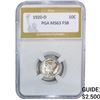 Image 1 : 1920-D Mercury Silver Dime PGA MS63 FSB