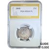 Image 1 : 1848 Seated Liberty Quarter PGA MS64 PL