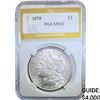 Image 1 : 1878 Morgan Silver Dollar PGA MS65