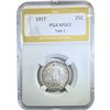 Image 1 : 1917 Standing Liberty Quarter PGA MS63