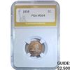 Image 1 : 1858 Flying Eagle Cent PGA MS64