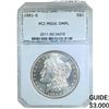 Image 1 : 1881-S Morgan Silver Dollar PCI MS66 DMPL