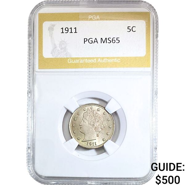 1911 Liberty Victory Nickel PGA MS65