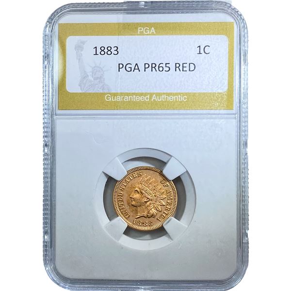1883 Indian Head Cent PGA PR65 Red
