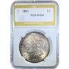 Image 1 : 1885 Morgan Silver Dollar PGA MS64