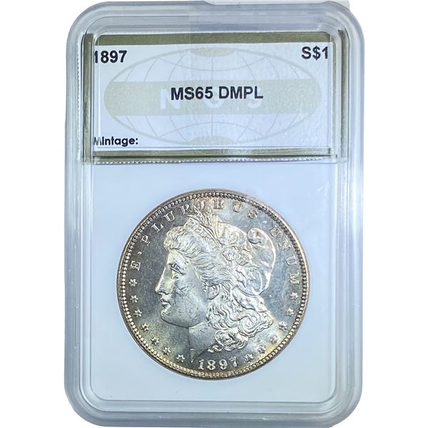 1897 Morgan Silver Dollar NGS MS65 DMPL