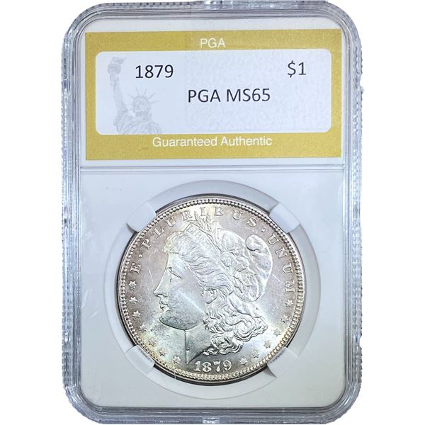 1879 Morgan Silver Dollar PGA MS65