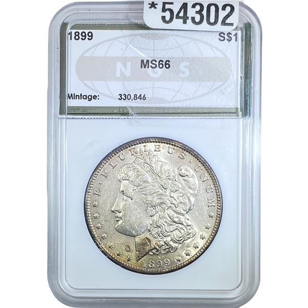 1899 Morgan Silver Dollar NGS MS66
