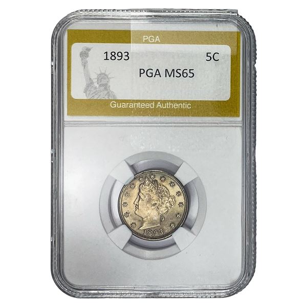1893 Liberty Victory Nickel PGA MS65