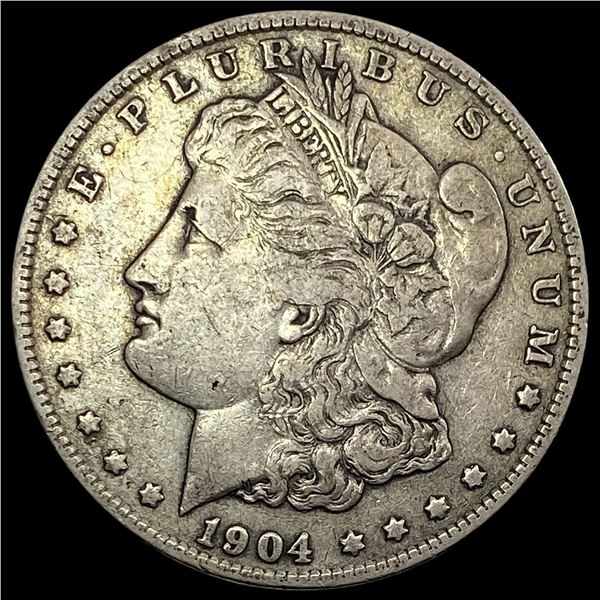 1904-S Silver Morgan Dollar ABOUT UNCIRCULATED