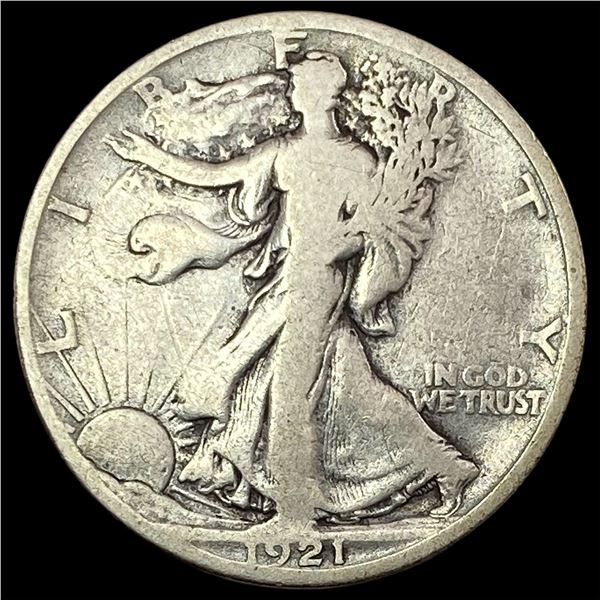 1921-S Walking Liberty Half Dollar NICELY CIRCULATED