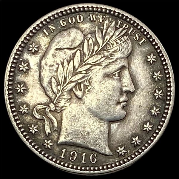 1916-D Silver Barber Quarter CLOSELY UNCIRCULATED