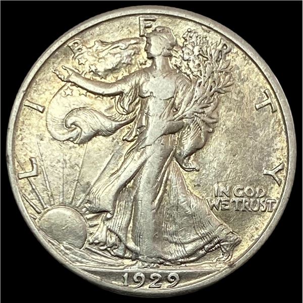 1929-S Walking Liberty Half Dollar LIGHTLY CIRCULATED