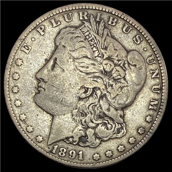1891-CC Silver Morgan Dollar NICELY CIRCULATED