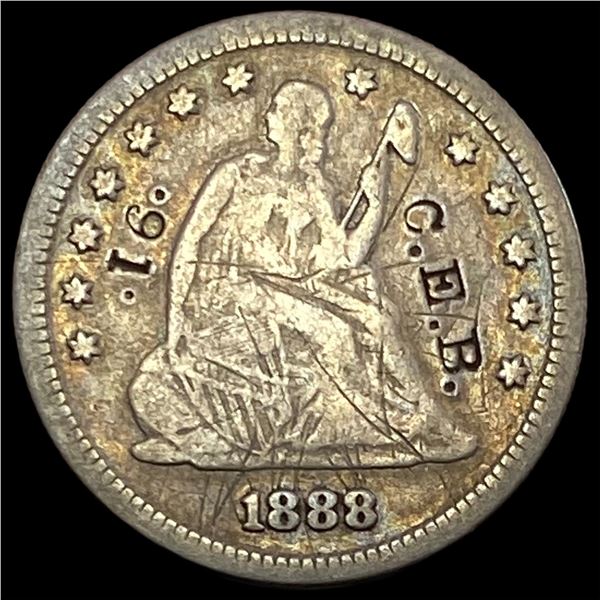 1888-S Silver Seated Liberty Quarter HIGH GRADE