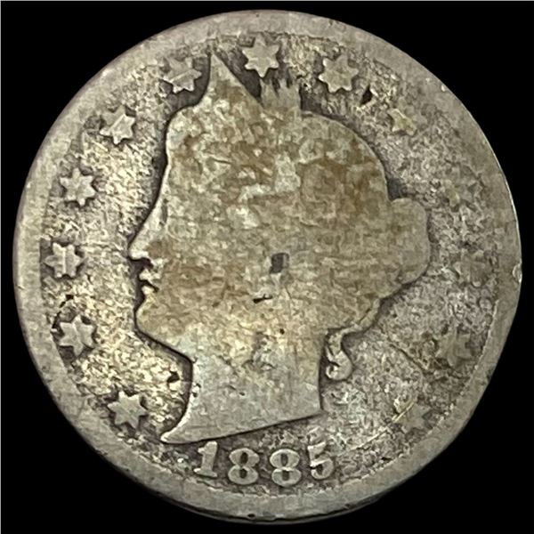 1885 Liberty Head Nickel NEARLY UNCIRCULATED