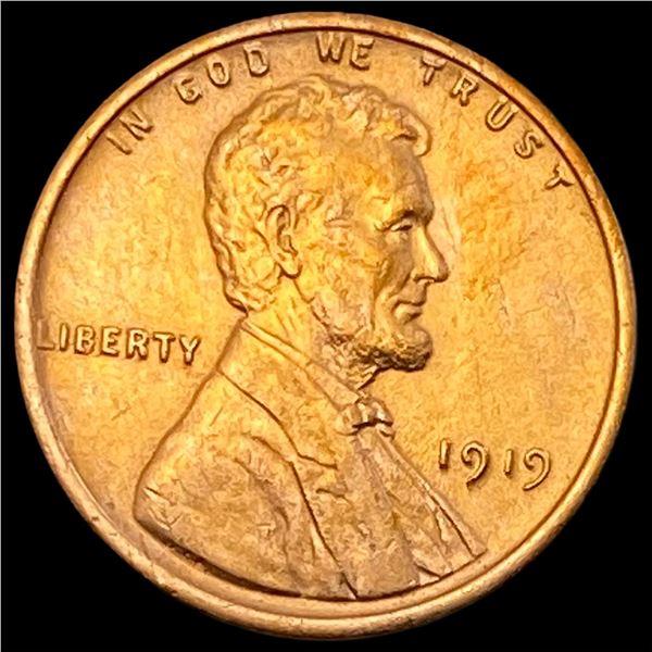 1919 Red Lincoln Wheat Cent UNCIRCULATED