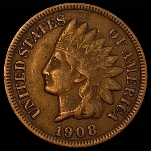 1908-S Indian Head Cent LIGHTLY CIRCULATED