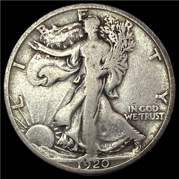 1920-D Walking Liberty Half Dollar NICELY CIRCULATED