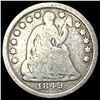 Image 1 : 1849 Seated Liberty Half Dime NICELY CIRCULATED
