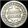 Image 2 : 1849 Seated Liberty Half Dime NICELY CIRCULATED