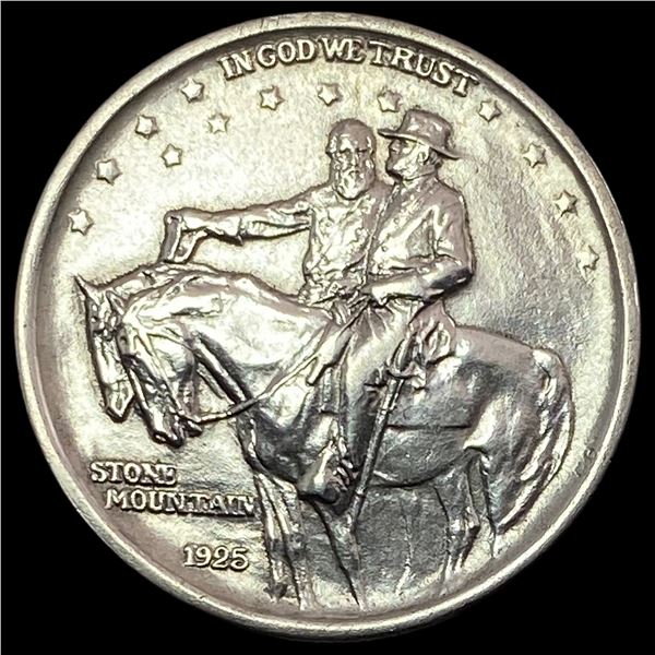 1925 Stone Mountain Silver Half Dollar CLOSELY UNCIRCULATED