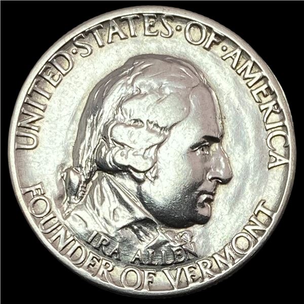 1927 Silver Vermont Half Dollar UNCIRCULATED