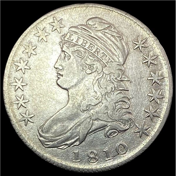 1810 Capped Bust Half Dollar CLOSELY UNCIRCULATED